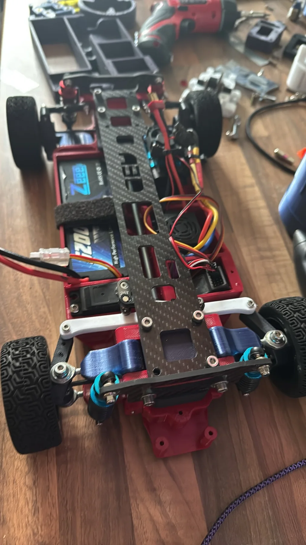 Physical custom RC chassis