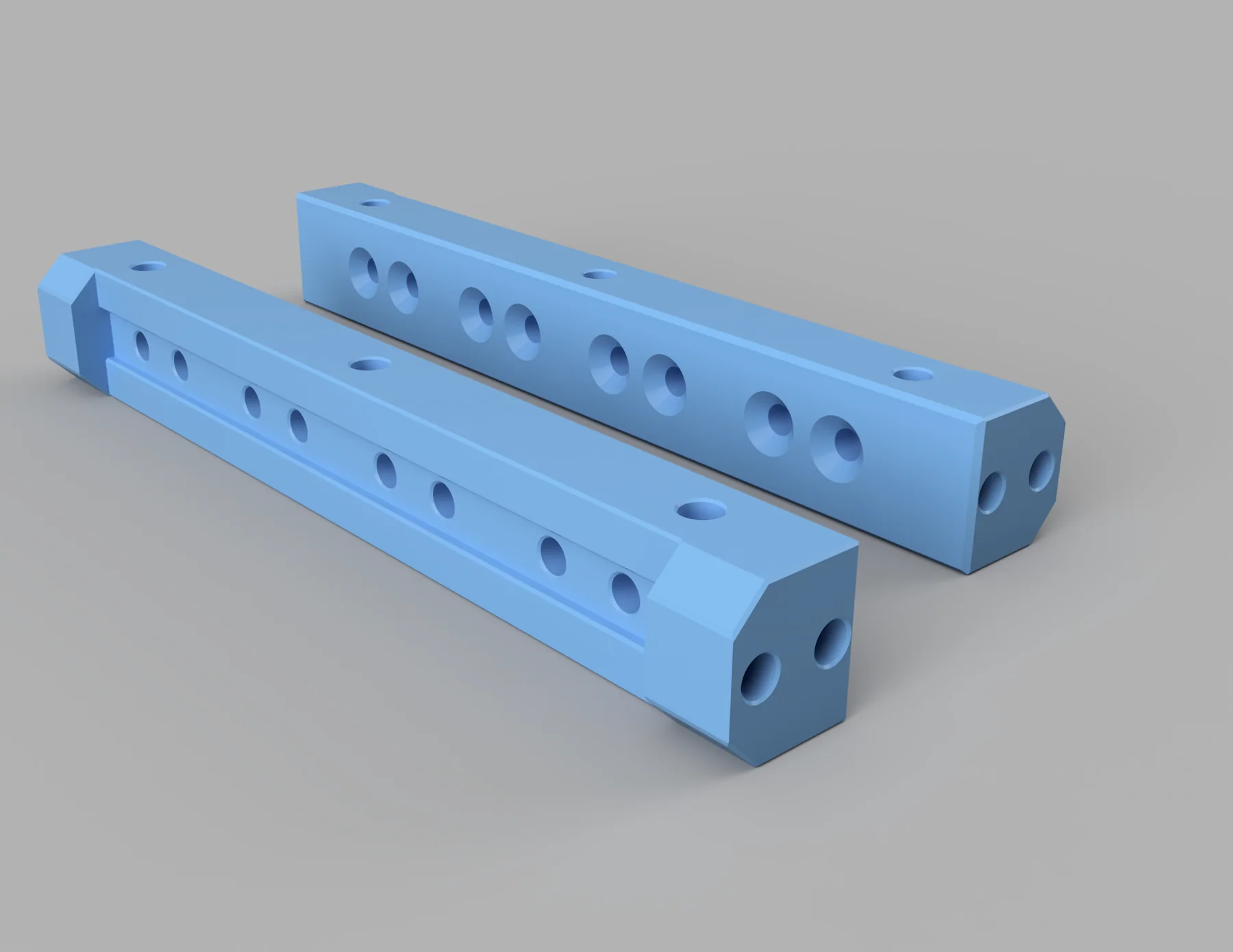 CAD model of production-machine attachment