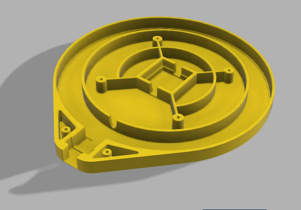 CAD model of Asphalt Arena illuminated game pad