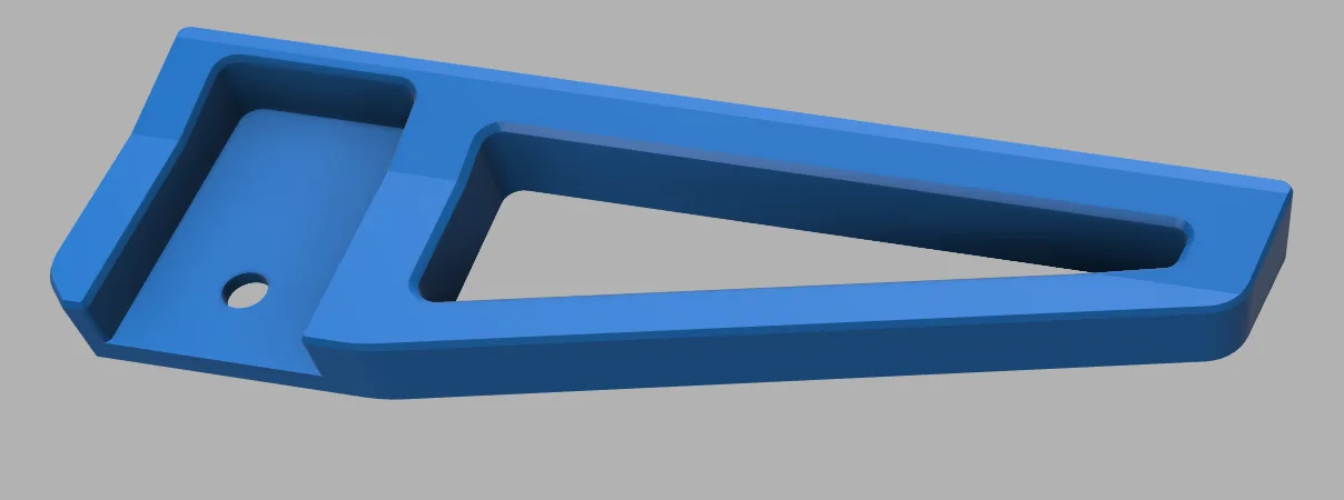 CAD model of pusher component